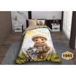 سرویس روتختی طرح سه بعدی دیجیتال یک نفره فالنا کد 1045
