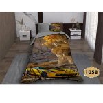 سرویس روتختی طرح سه بعدی دیجیتال یک نفره فالنا کد 1058