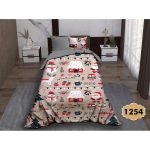 سرویس روتختی طرح سه بعدی دیجیتال یک نفره فالنا کد 1254